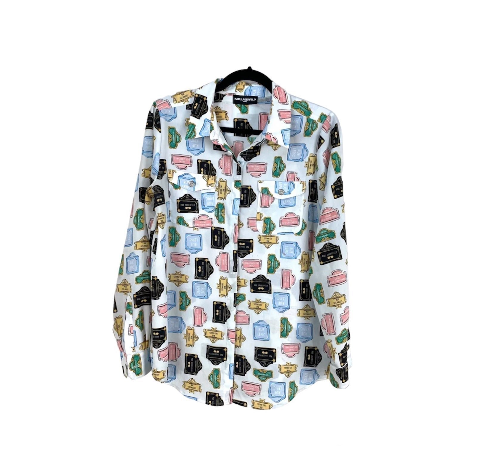 KARL LAGERFELD Paris blouses for women Sz L