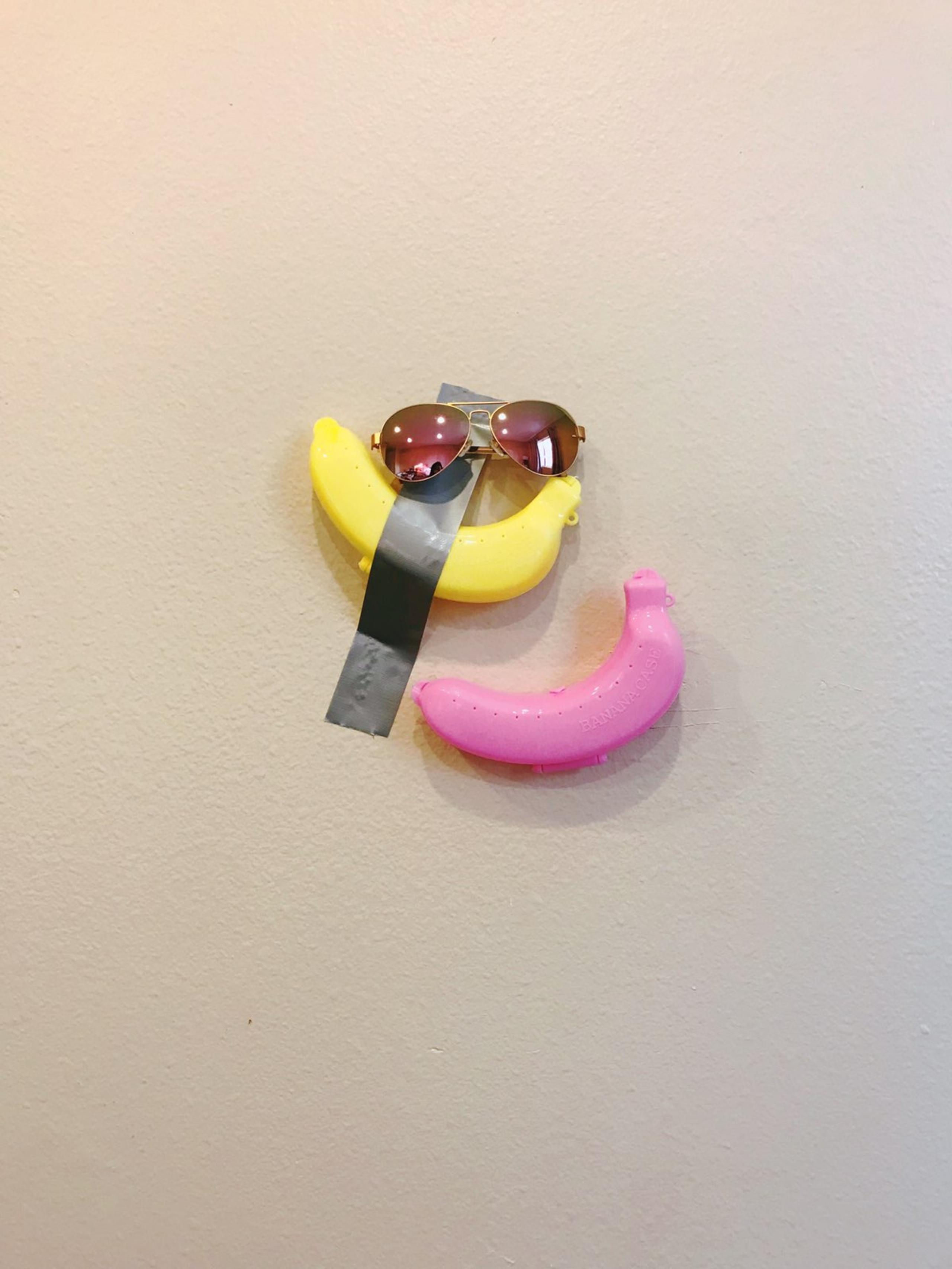 FREE Banana Case_Rosegold Pilot Sunglass