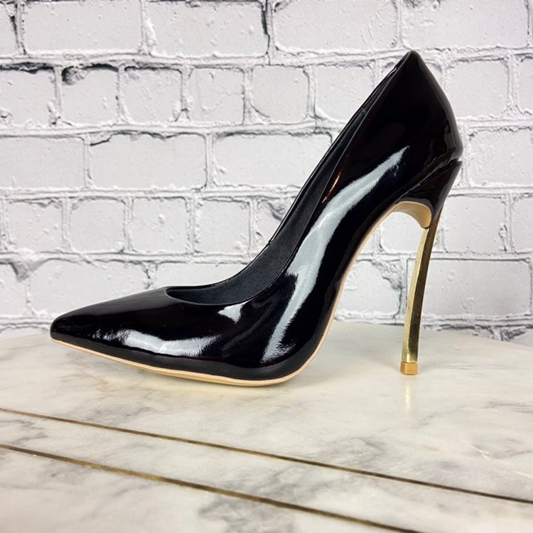 Women’s Black High Heel Pump Stilettos Size: 37