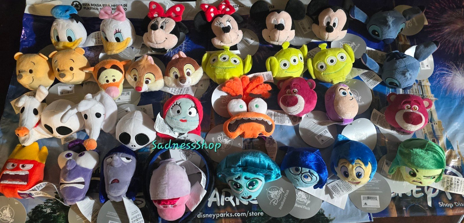 Disney Create Your Own Ears 33 Plushes 1 Headband