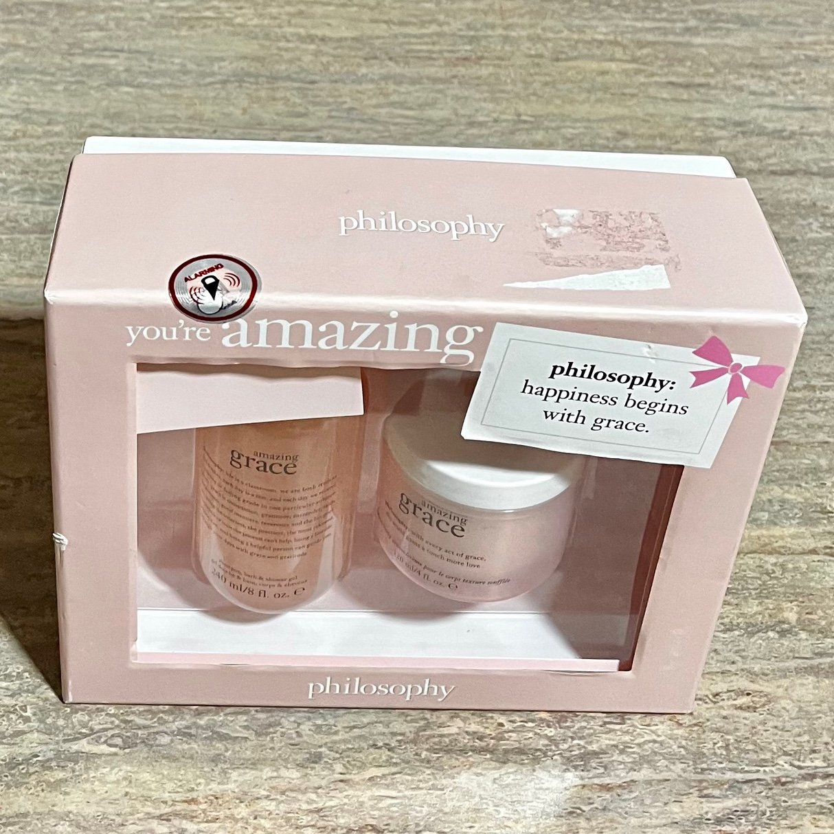 NIB Philosophy Amazing Grace Shower Gel and Whipped Body Cream Set