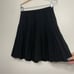 Vintage Academia Bergdorf Goodman Black Pleated Mini Skirt 8