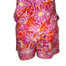 Lilly Pulitzer Terry Cloth Halter Floral Retro Romper Pink Orange Womens Small