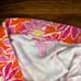Lilly Pulitzer Terry Cloth Halter Floral Retro Romper Pink Orange Womens Small