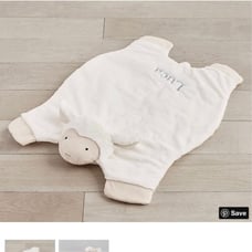 Pottery Barn Plush Lamb Play Mat