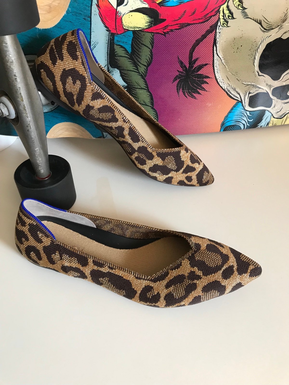 NWOT Rothy's The Point II - Metallic Cat Sz 9.5
