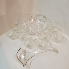 Get Blitzed: Retro Punch Bowl Set (Cups Included!)