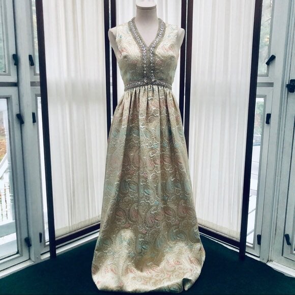Romantica Brocade Maxi Dress