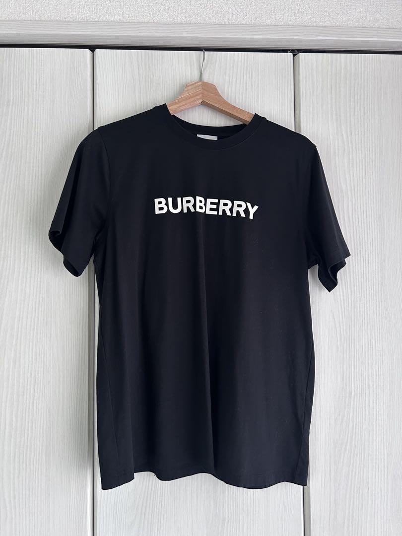 BURBERRY Logo Cotton T-shirt, Black