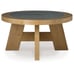 Brinstead - Light Brown - Oval Cocktail Table