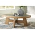 Brinstead - Light Brown - Oval Cocktail Table