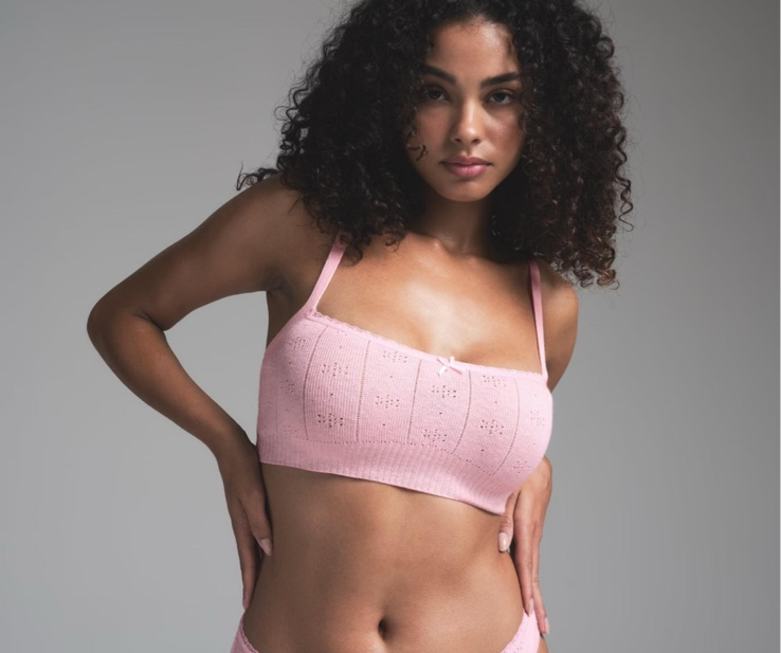 Skims Sweater Pointelle Bralette
