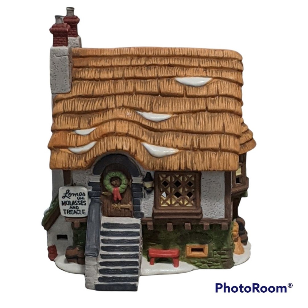 Dept 56 Dickens village lomas molasses hand painted porcelain shoppe hol…
