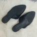 Big Buddha Black Faux Leather Braided Mule Flats