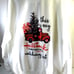 Vtg Hallmark Channel Christmas Movie Watching Sweater Womens XL WHITE BNWT