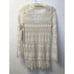 Johnny Was 4 Love & Liberty Cloud Crochet Sweater XS Long Sleeve Ivory