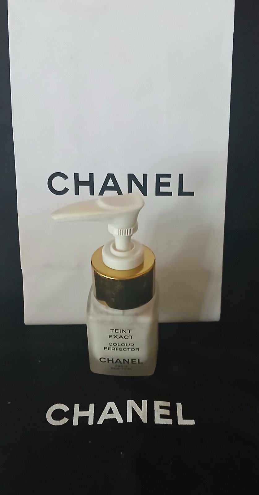 Chanel Teint Exact Colour Perfector Perle / Pearl dewy glow Pump Bottle Makeup
