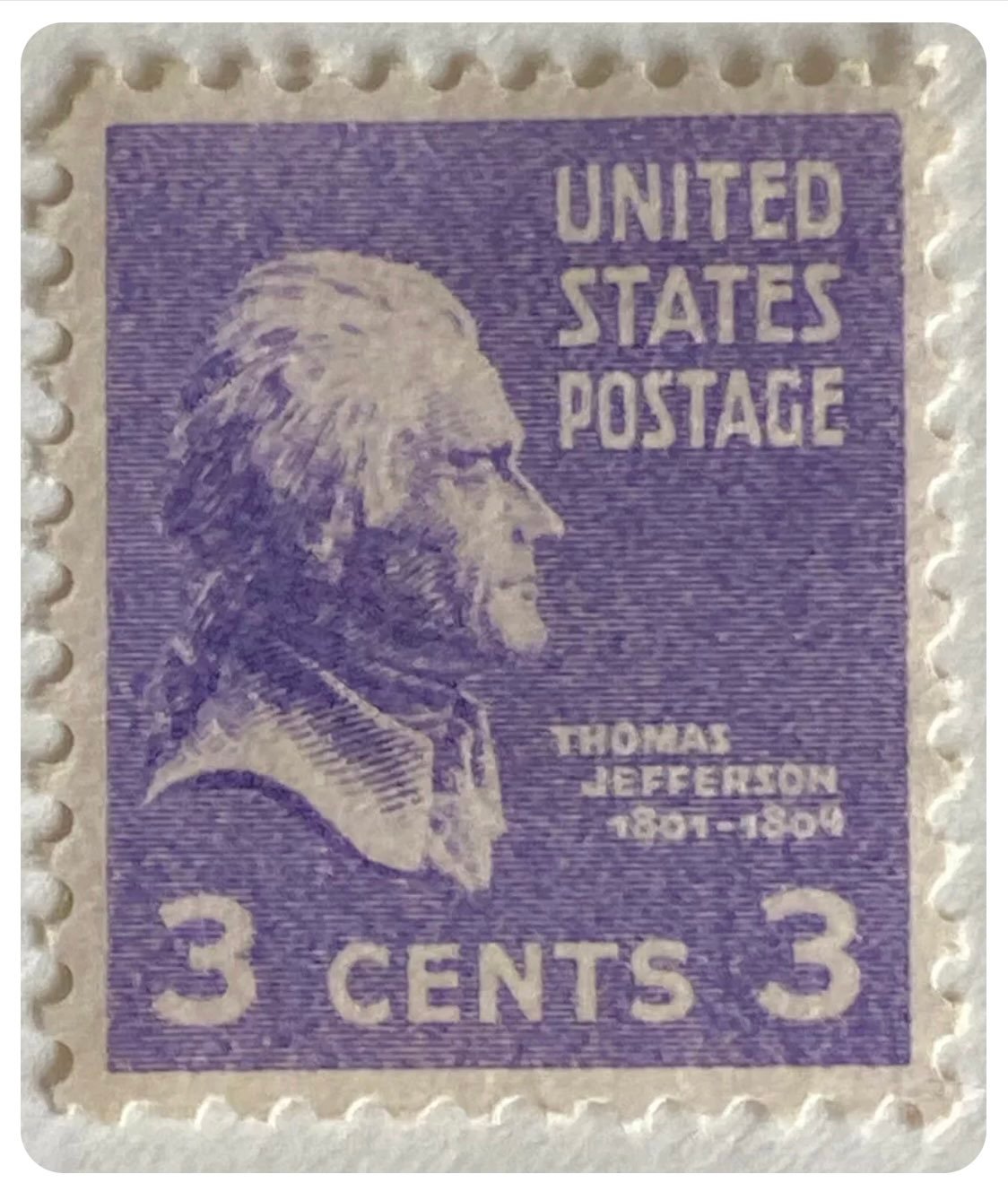 Thomas Jefferson 1801-1804 US Stamp - Rare Collectible.