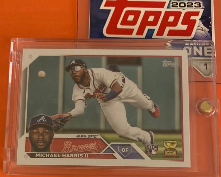 Michael Harris II [Advanced Stats] #226 220/300 2023 Topps Baseball Trading Card