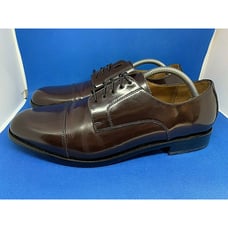 FLORSHEIM Broxton Wine Lace Up Leather Oxford Dress Shoes 11222-601 Men's Sz 8 D
