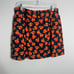 NWT Title Nine Women's Dream Golf Skort 50s Floral Buttah Navy/Orange Size Large