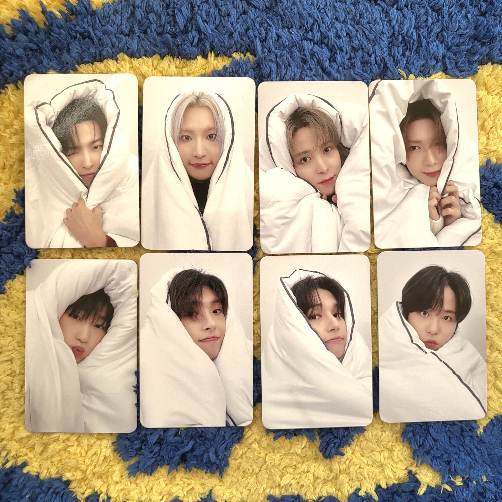 ATEEZ golden hour makestar photocard ot8 set