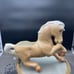 Vintage Large Ceramic Prancing Horse Planter Vase 12” X 9” VG