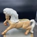 Vintage Large Ceramic Prancing Horse Planter Vase 12” X 9” VG