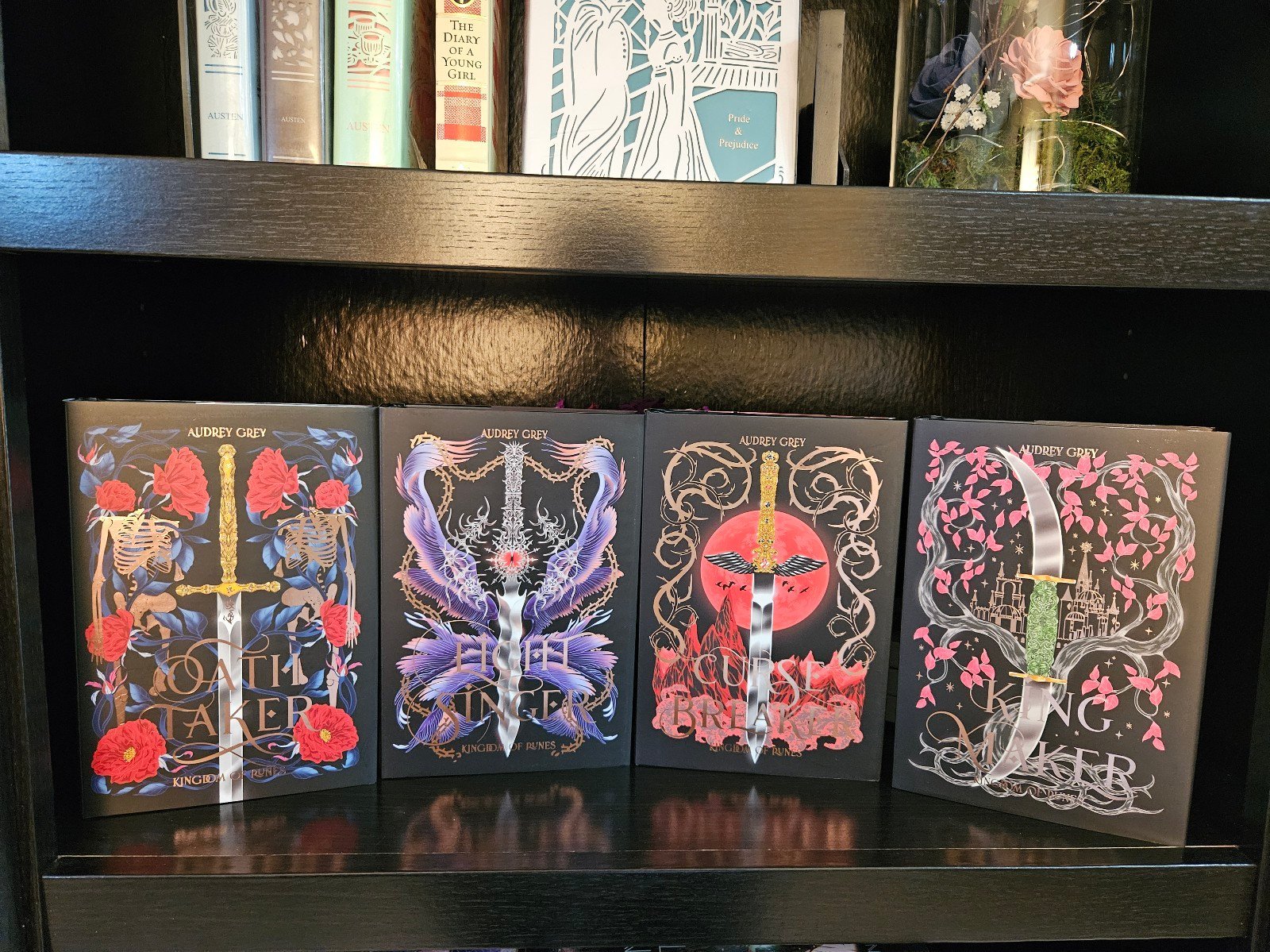 Bookish box kingdome of Runes Series Signed Special editions 1-4