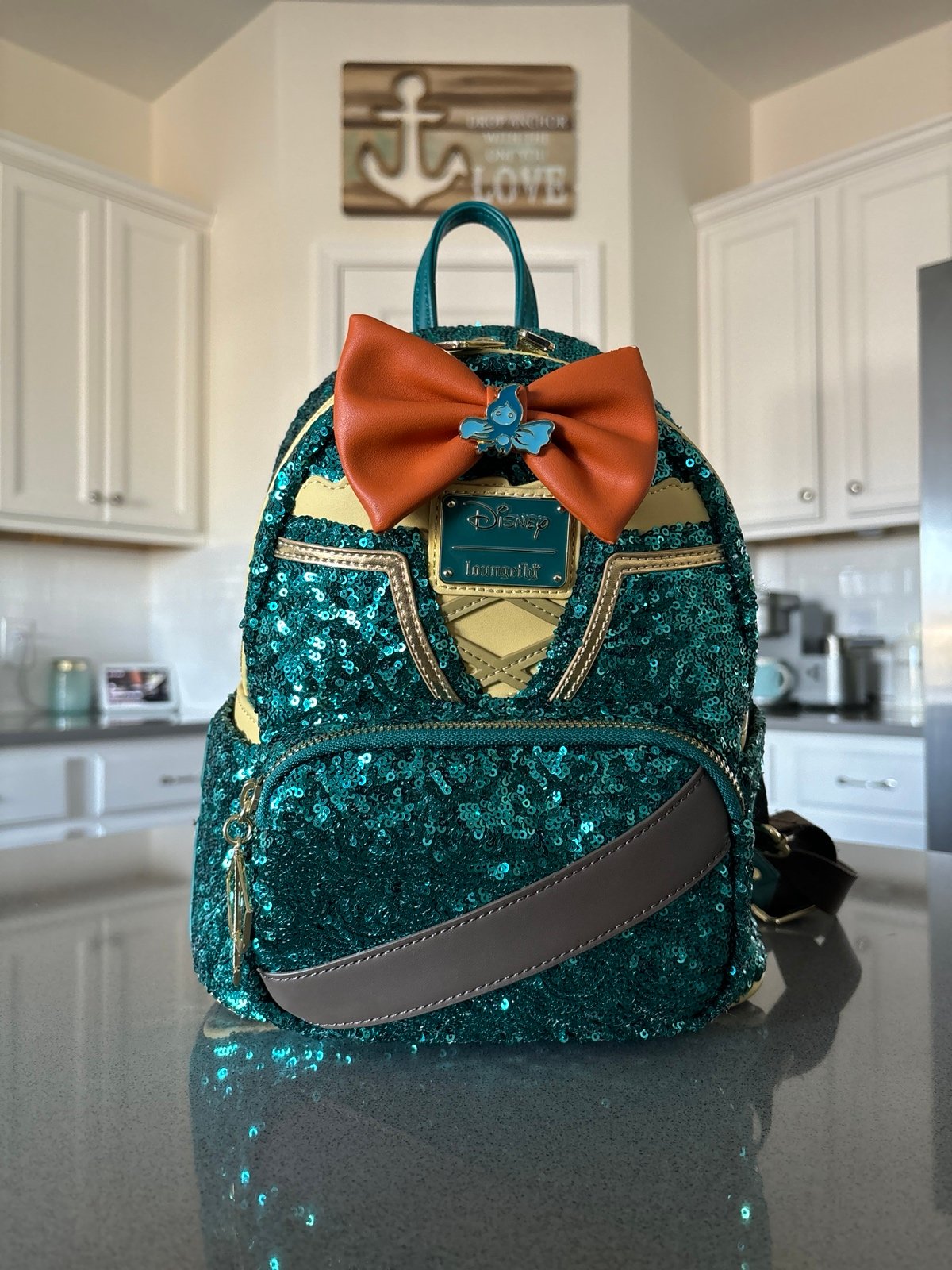 Brave merida Sequined loungefly backpack