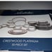 Noritake Crestwood Platinum 50-Pc. Set.