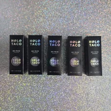 Holo taco everything taco holographic irridecent glitter nail polish 5pcs