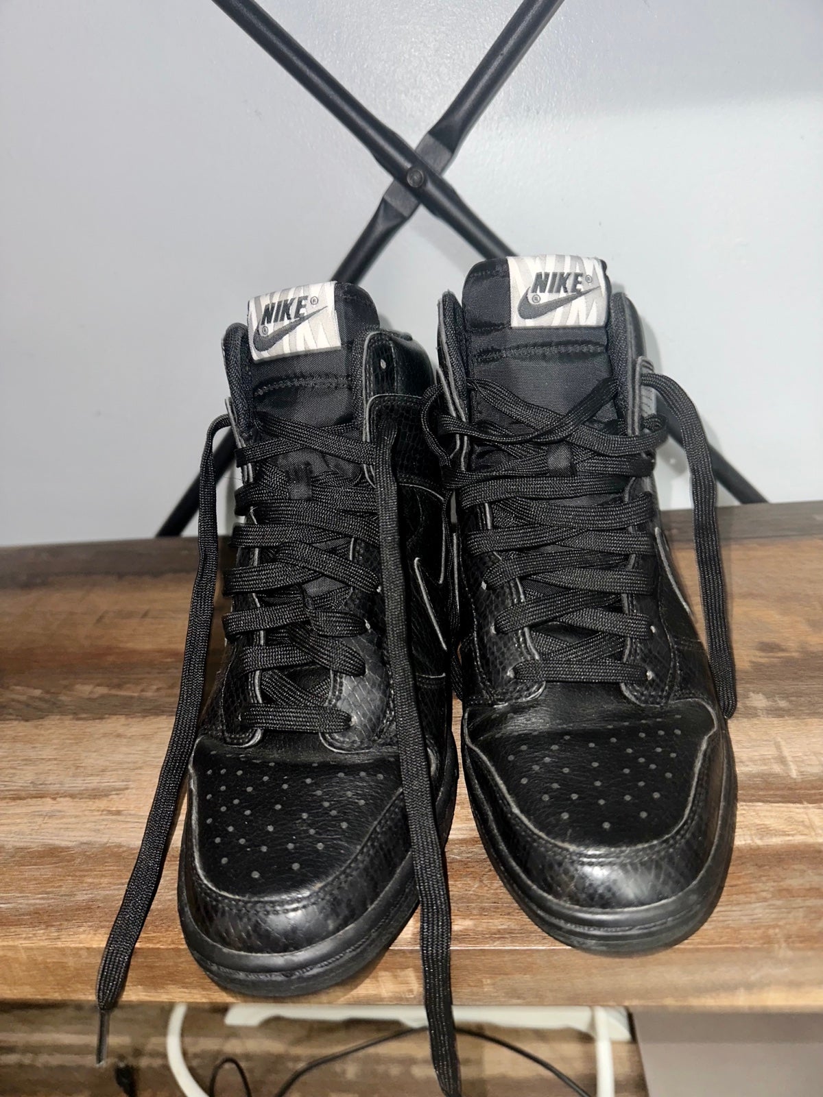 Nike Dunk Sky High Black Snakeskin