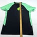 BOSS Short Raglan Sleeve Baseball Black Green Tee T-Shirt Slim Fit Sz XL NWT