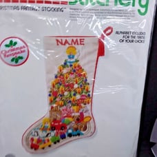 Vintage Sunset Stitchery Kit- Christmas Fantasy Stocking Kit 2025 New