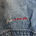 VTG Fubu The Collection Blue Color Block Distressed Denim Shorts Mens 42