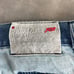 VTG Fubu The Collection Blue Color Block Distressed Denim Shorts Mens 42