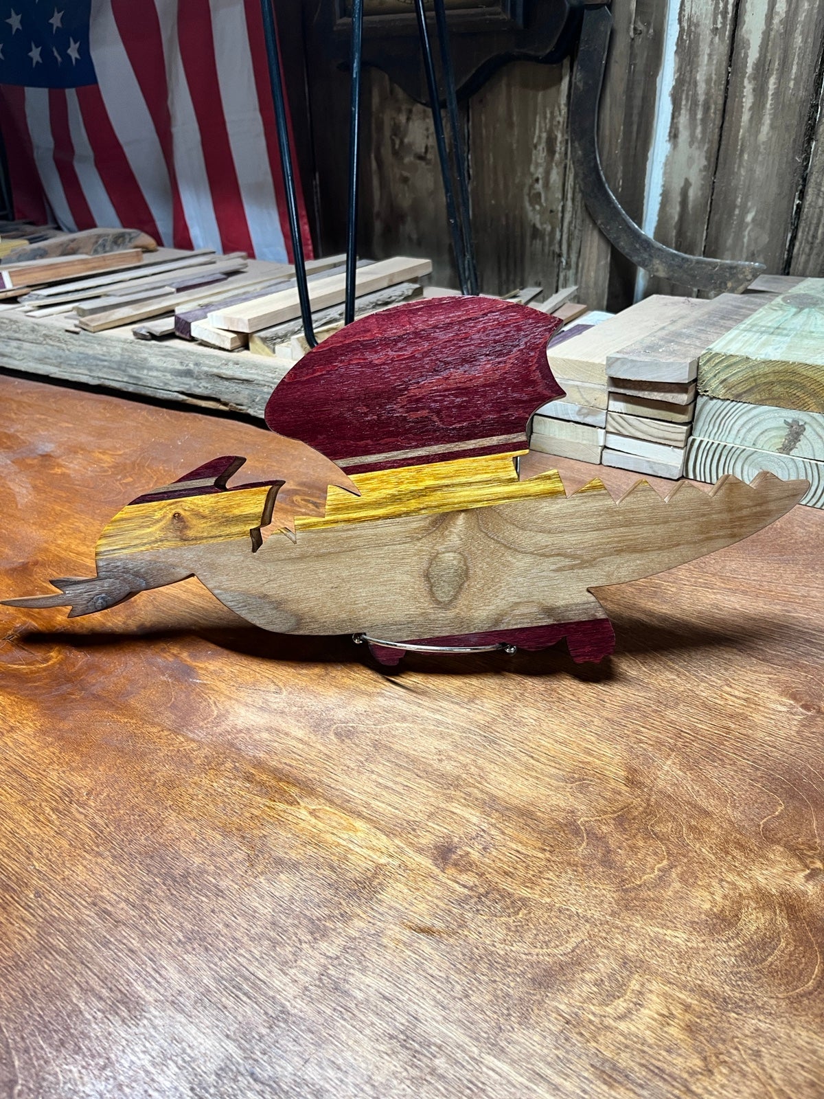 Dragon shaped cutting board