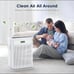 New Air Purifiers for Home Large Room Up to 2200 Sq Ft, H13 Hepa Double-Sided Ai