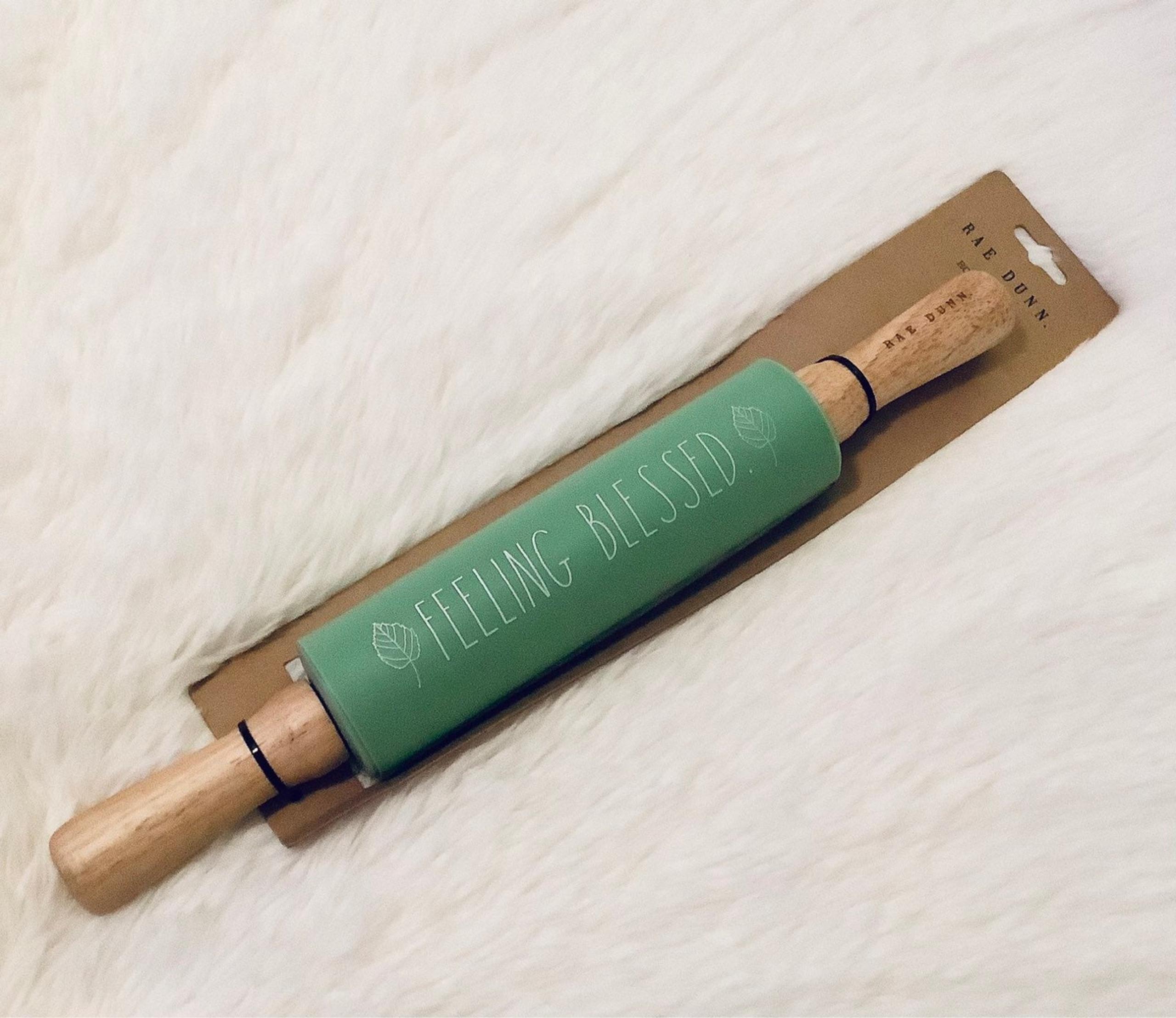 Rae Dunn FEELING BLESSED Rolling pin
