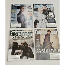 4 Game of Thrones Entertainment Weekly Magazine Lot 2015 2018 2019 Over 7/16