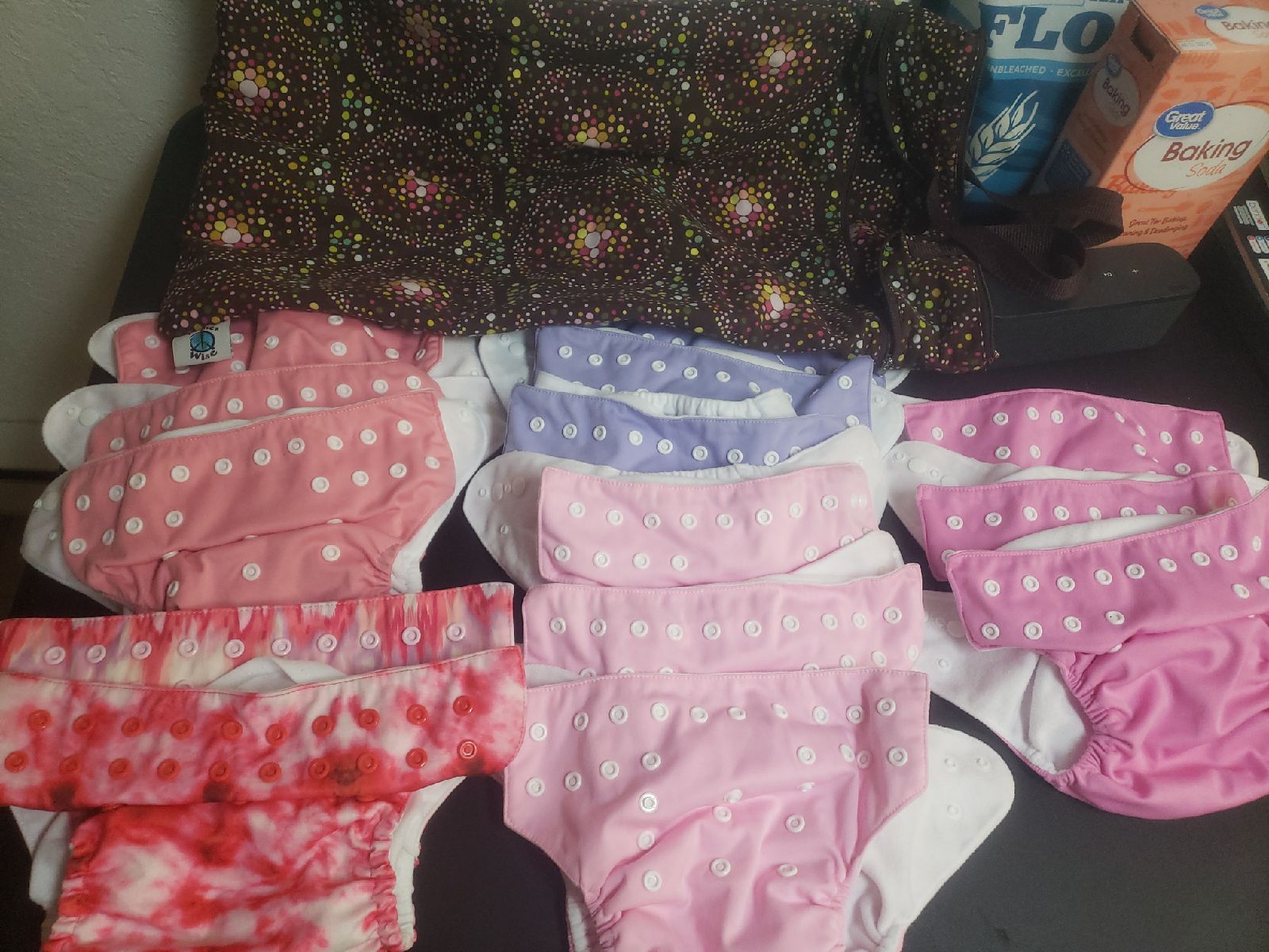 GIRL Small Cloth Diaper lot