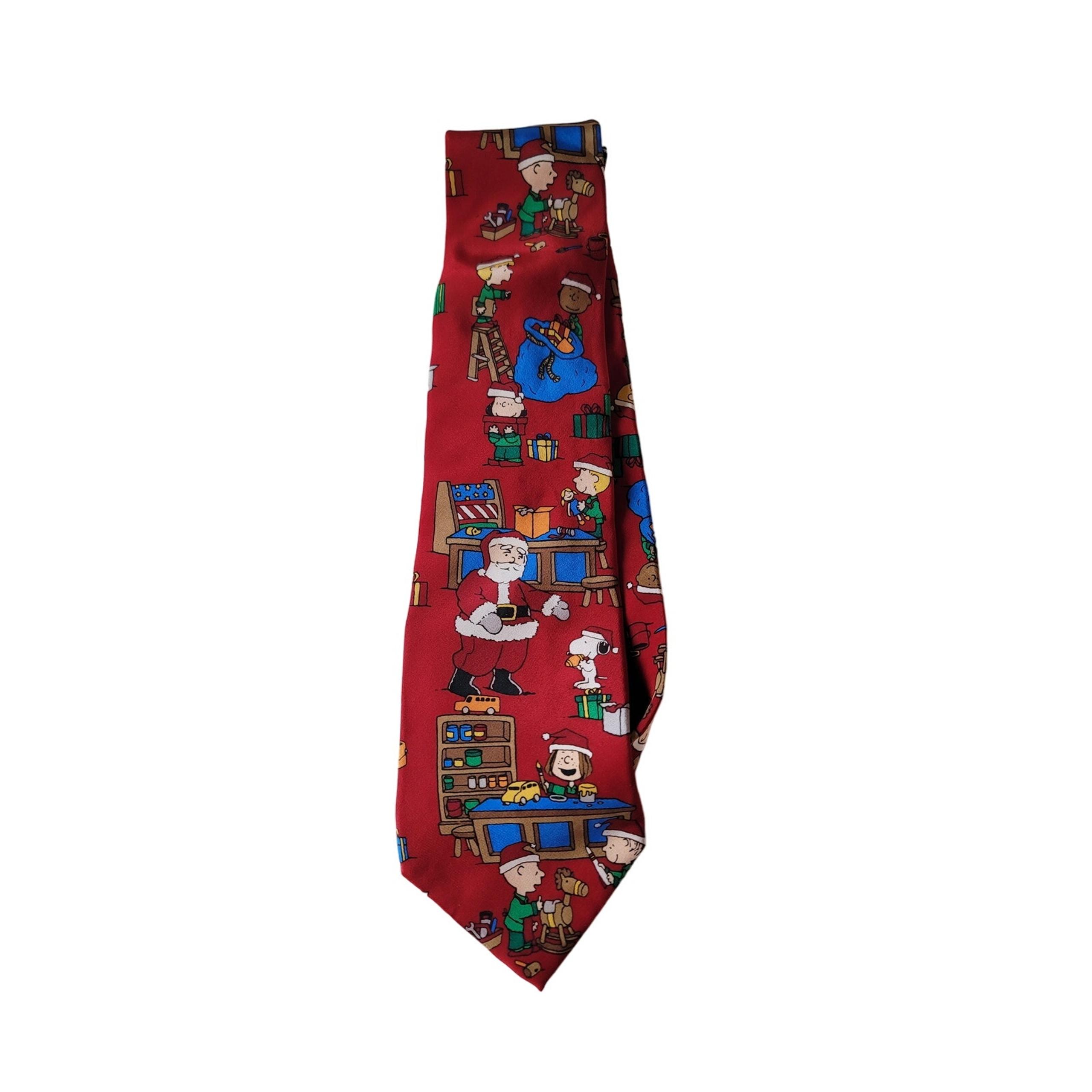 NWT Vintage Peanuts Christmas Tie