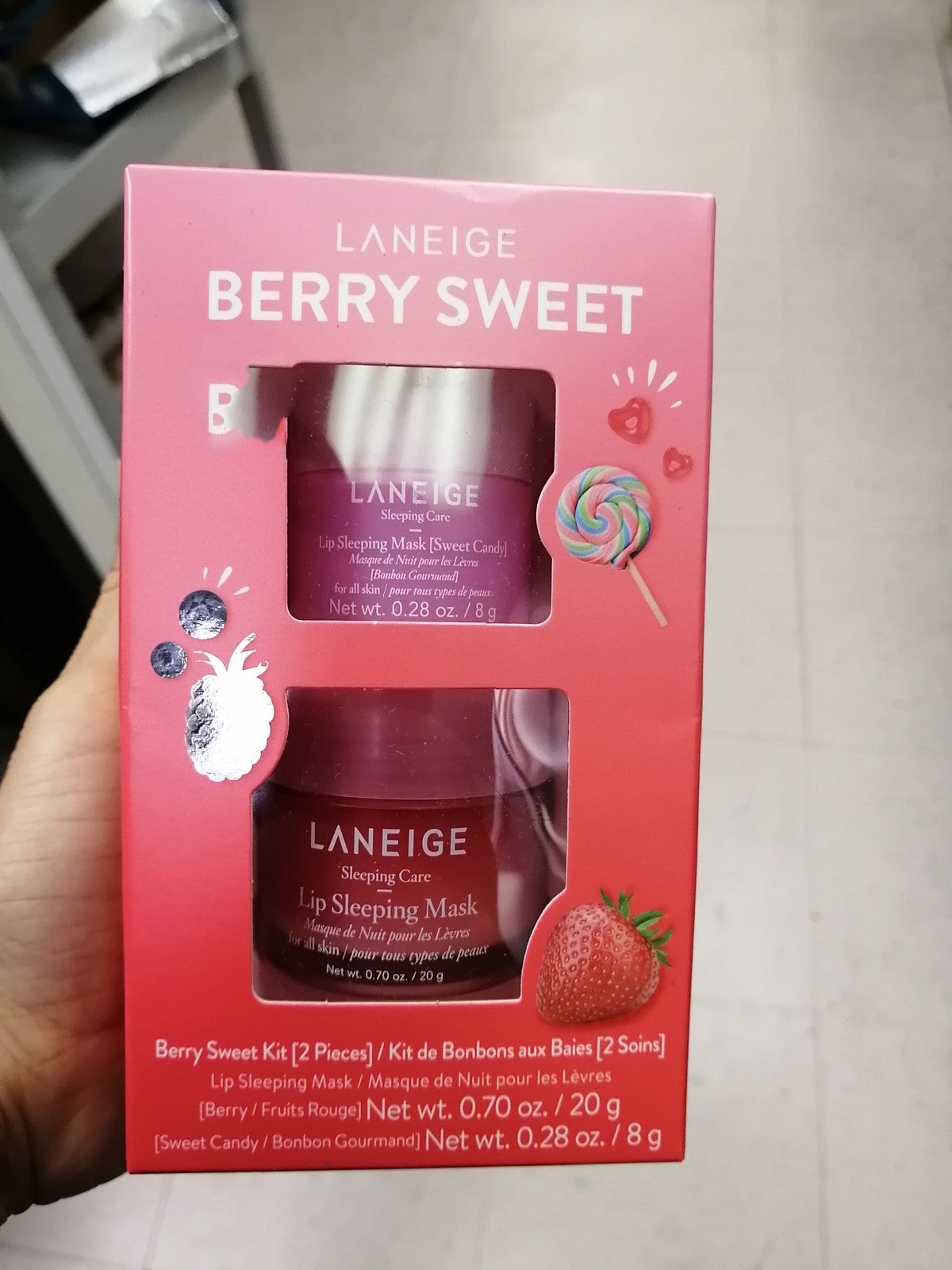 Limited edition laneige lip Sweet duo set