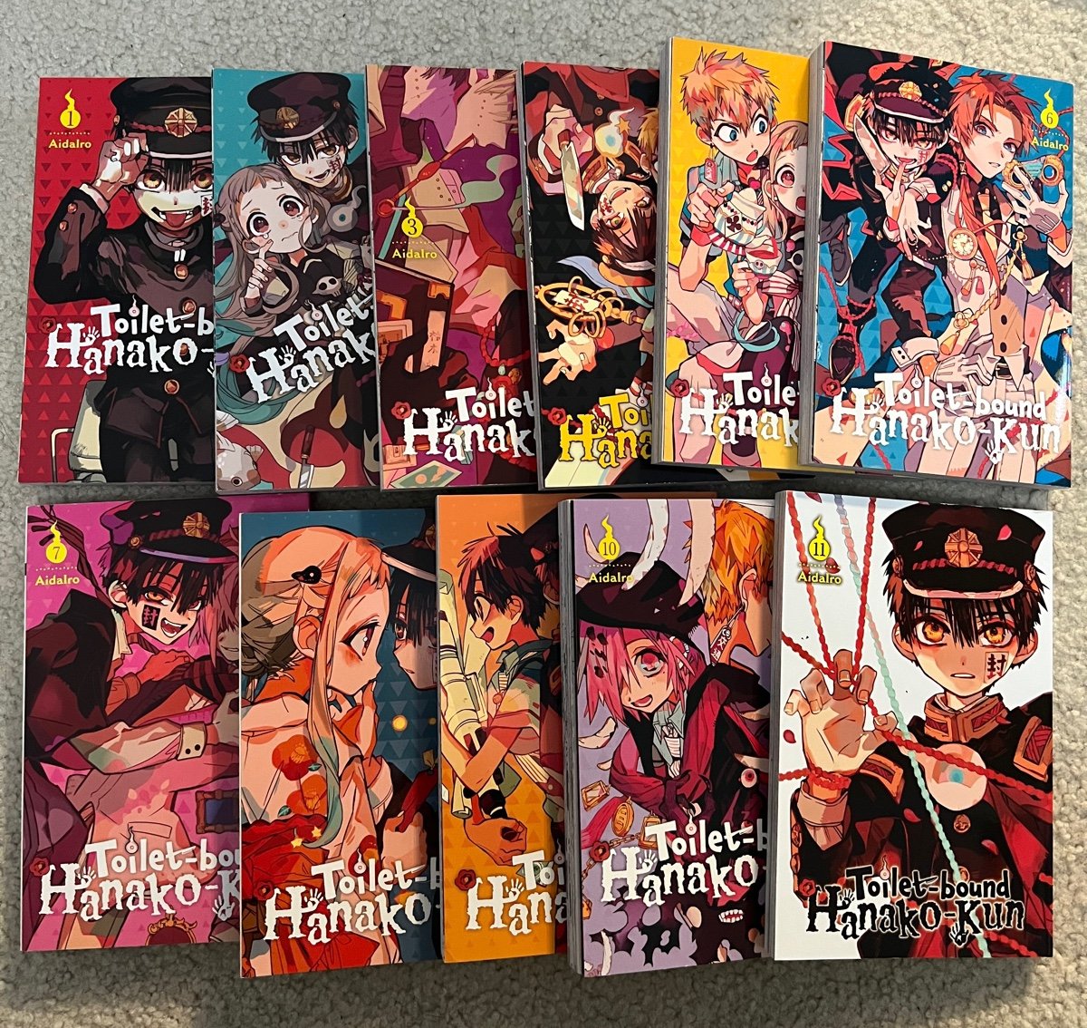 Toliet-bound hanako kun manga lot 1-11
