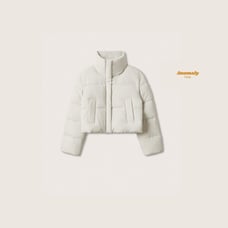 Mango Crop Hooded Padded Coat