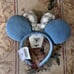 Shanghai Disney resort denim pearl Minnie Mouse ears