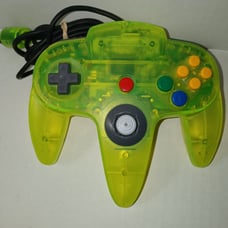 Rare lime green Nintendo 64 controller Controller