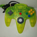 Rare lime green Nintendo 64 controller Controller