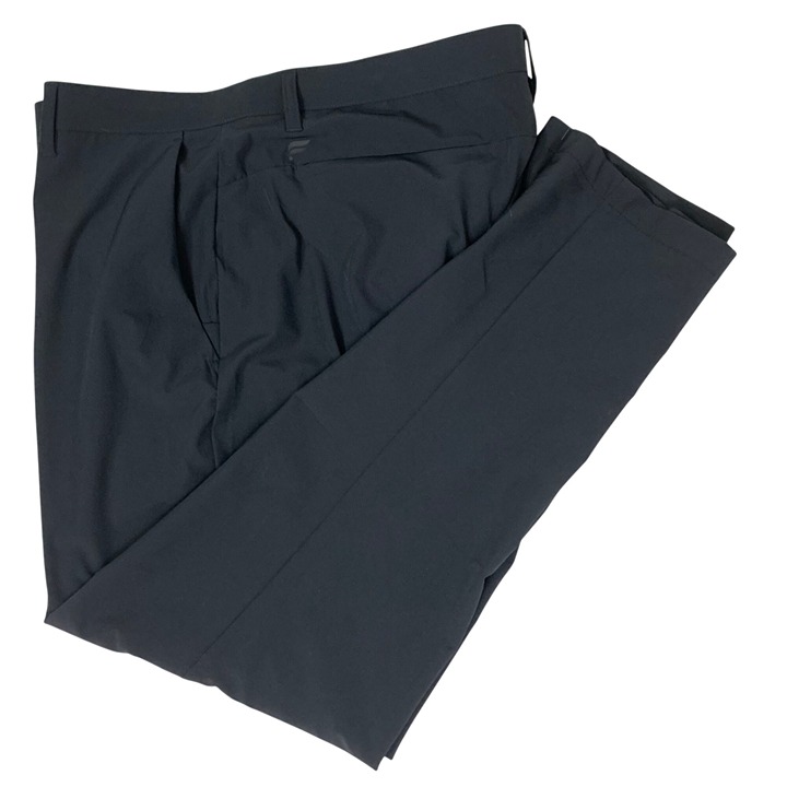 Fabletics Men's The Only Classic Fit Golf Pants 38x32 Water-Repellent Black